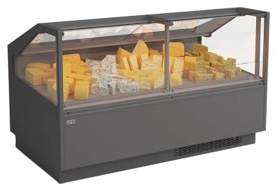 Витрина холодильная среднетемпературная Levin DELLA 160 М 1562х1110х1180 мм (выносной агрегат) без боковин