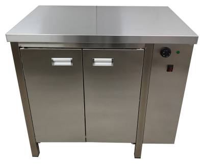 Стол тепловой ЦМИ Профи СТТпДРС-100/60 (распашные двери, сквозной, без борта)