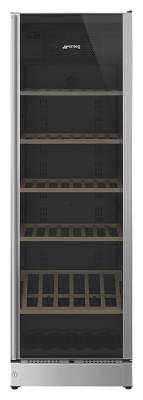 Винный шкаф SMEG SCV115G (петли справа) нерж. сталь